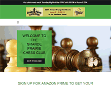 Tablet Screenshot of gpchessclub.com